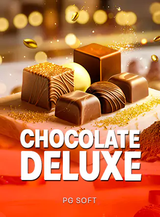 หน้าปกเกมสล็อต Chocolate Deluxe ธีมขนมหวานและช็อกโกแลต